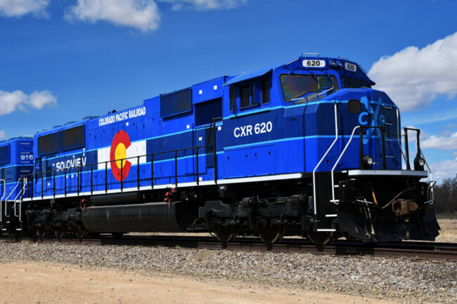 COLORADO PACIFIC RAILROAD TRAIN