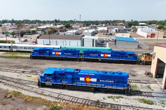 COLORADO PACIFIC RAILROAD TRAIN